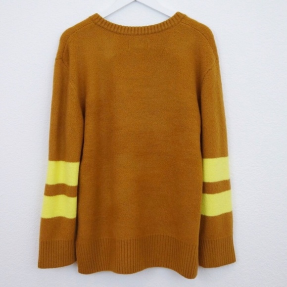 NWT Size S Current/ Elliott the 79 Sweater Oversized Rugby Super Soft Cozy Tunic - Picture 5 of 8
